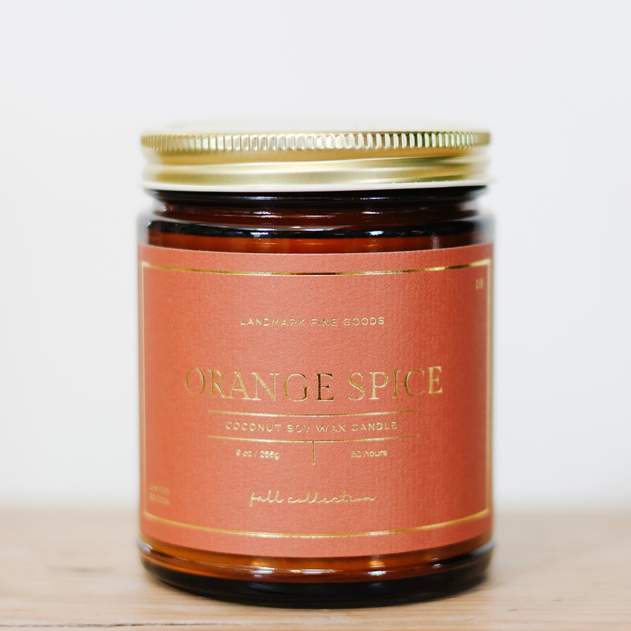 Orange Spice Candle - Fall Luxe Collection