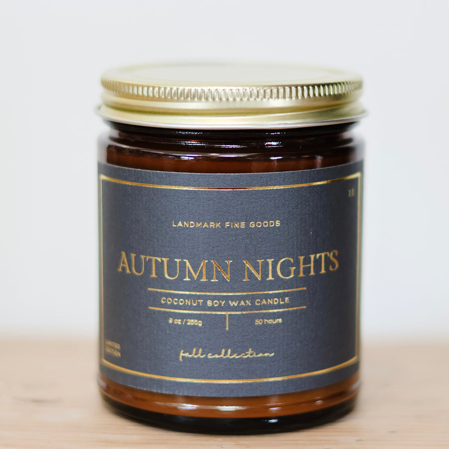 Autumn Nights Candle - Fall Luxe Collection