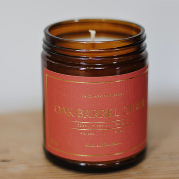 Oak Barrel Cider Candle - Fall Luxe Collection