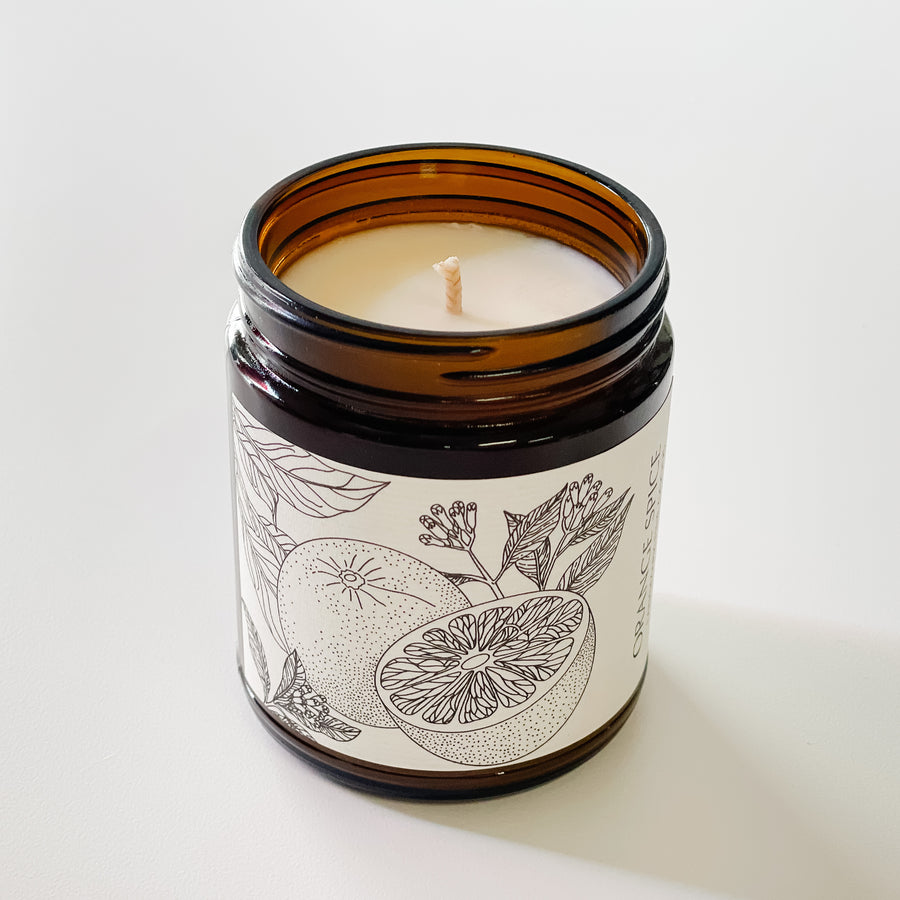 Orange Spice Candle - Fall Botanical Collection