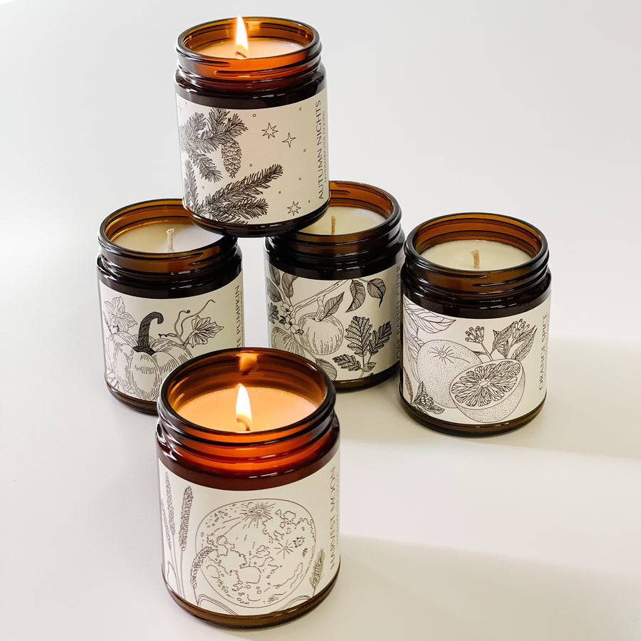 Orange Spice Candle - Fall Botanical Collection